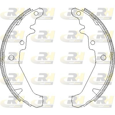 Комплект тормозных колодок 413900 ROADHOUSE