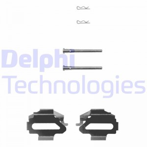 Комплектующие, колодки дискового тормоза LX0162 DELPHI