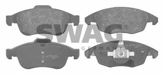 Комплект тормозных колодок, диско 64 91 6713 SWAG