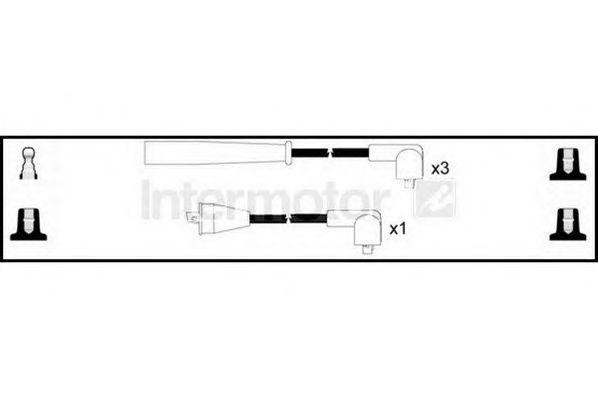 Ккомплект проводов зажигания 73717 STANDARD