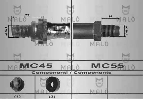 Тормозной шланг 80307 MALO