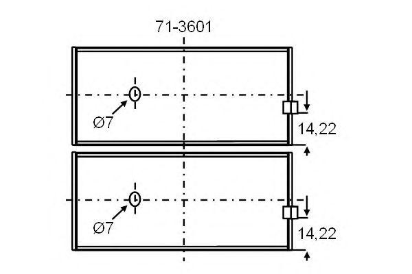 Подшипник 71-3601 GLYCO