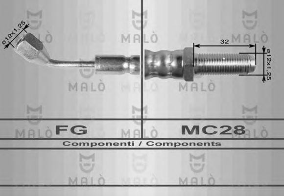 Шланг сцепления 8297 MALO