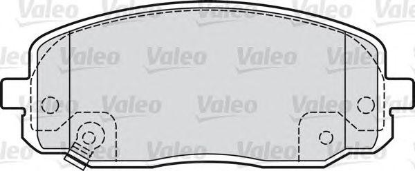 Комплект тормозных колодок, диско 598707 VALEO PHC