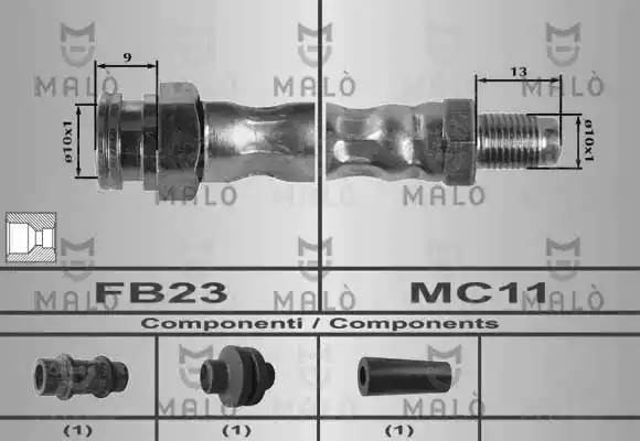 Тормозной шланг 80185 MALO