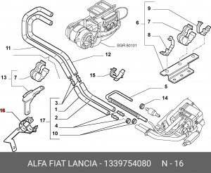 Деталь 1339754080 ALFA FIAT LANCIA