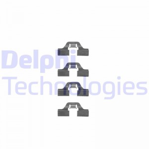 Комплектующие, колодки дискового тормоза LX0307 DELPHI