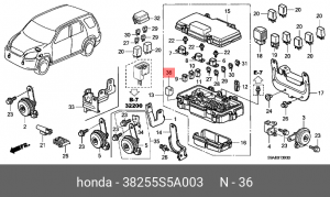 Реле 38255S5A003 HONDA