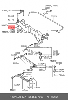 Деталь 5545437000 HYUNDAI KIA
