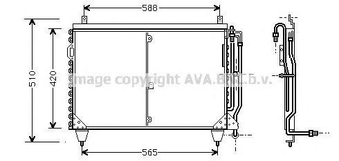 Конденсатор, кондиционер MS5199 AVA