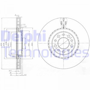Тормозной диск BG3993 DELPHI