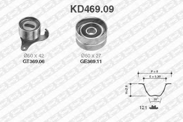 Комплект ремня ГРМ KD469.09 NTN SNR