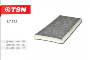 Фильтр салона 9.7.232 TSN