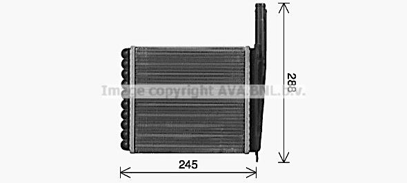 Радиатор, охлаждение двигател FD2193 AVA
