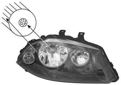 Основная фара 4917964V VAN WEZEL