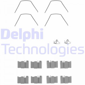 Комплектующие, колодки дискового тормоза LX0132 DELPHI