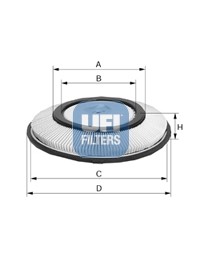 Воздушный фильтр 27.200.00 UFI