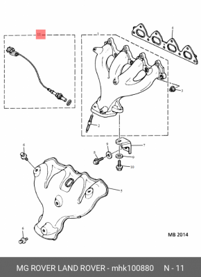 Лямбда-зонд MHK100880 MG ROVER LAND ROVER