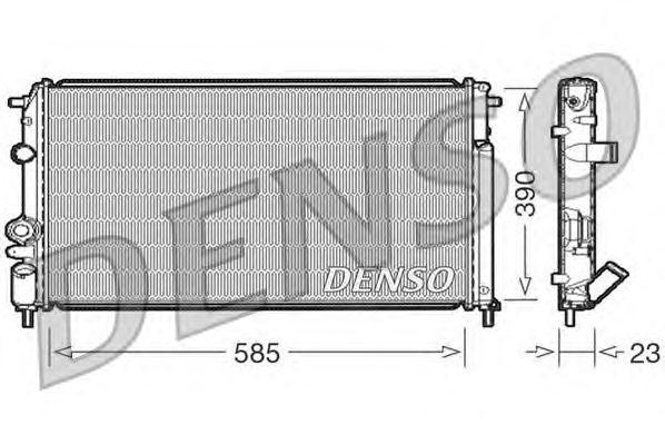 Радиатор, охлаждение двигател DRM23053 DENSO