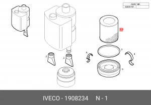 Воздушный фильтр 1908234 IVECO