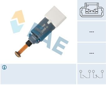 Выключатель фонаря сигнала торможения 24898 FAE