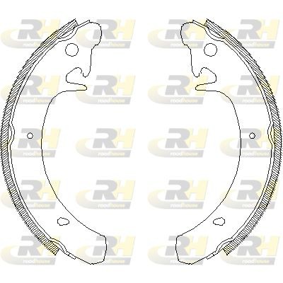 Комплект тормозных колодок 4129.00 ROADHOUSE