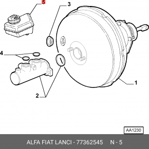 Деталь 77362545 ALFA FIAT LANCIA