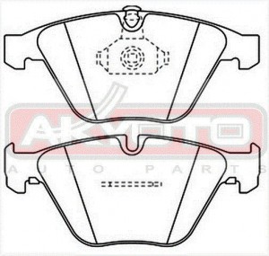 Колодки тормозные дисковые AKD-0222 AKYOTO