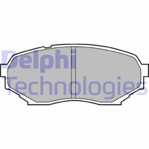 Комплект тормозных колодок, диско LP934 DELPHI