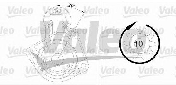 Стартер 458116 VALEO PHC