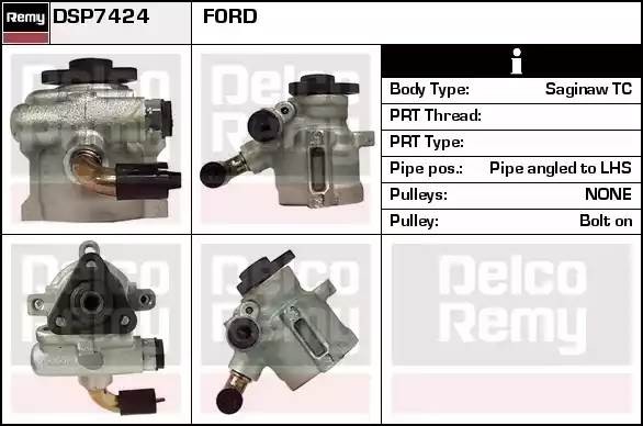Гидравлический насос, рулевое управление DSP7424 DELCO REMY