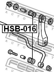 Втулка стойки стабилизатора HSB016 FEBEST