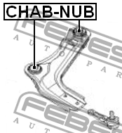 Сайлентблок CHAB-NUB FEBEST