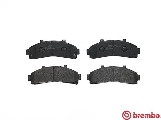 Комплект тормозных колодок, диско P24041 BREMBO