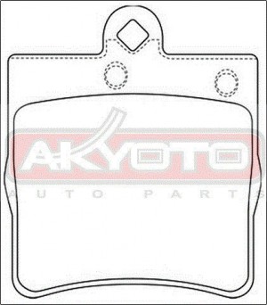 Колодки тормозные дисковые AKD-1319 AKYOTO