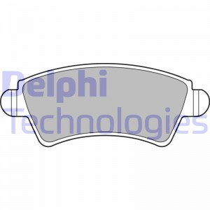 Комплект тормозных колодок, диско LP1846 DELPHI