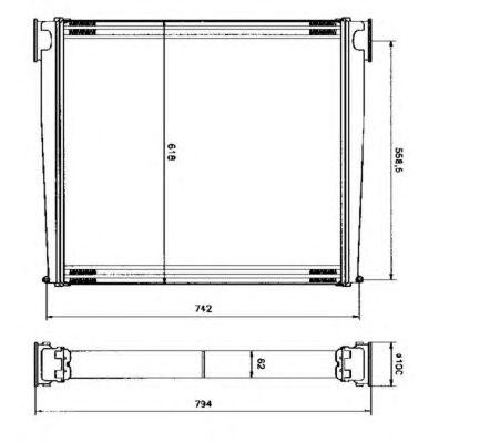 Интеркулер 30105 NRF