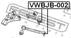 Рычаг подвески VWBJB-002 FEBEST
