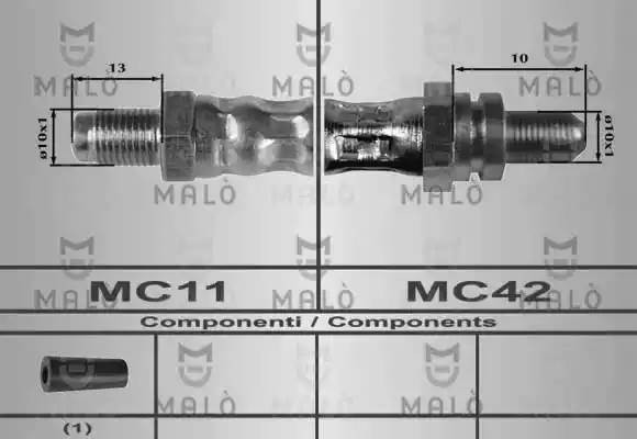 Тормозной шланг 80191 MALO