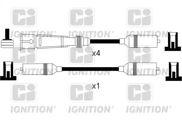 Ккомплект проводов зажигания XC440 QUINTON HAZELL