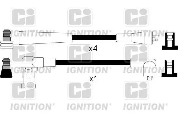 Ккомплект проводов зажигания XC315 QUINTON HAZELL