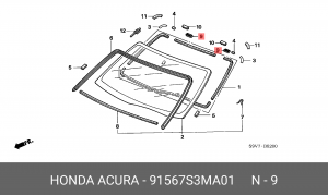 Деталь 91567S3MA01 HONDA