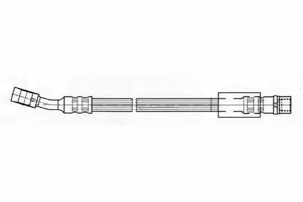 Тормозной шланг FHY2476 FERODO
