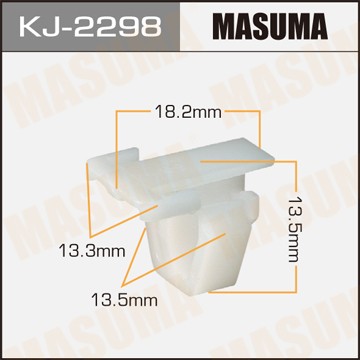 Клипса крепежная KJ2298 MASUMA