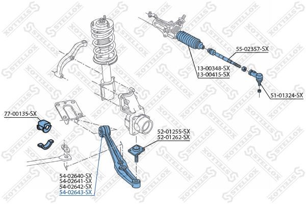 Рычаг подвески 54-02643-SX STELLOX