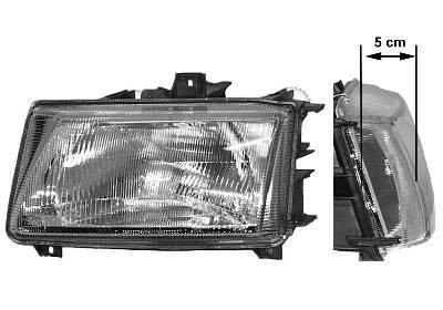 Основная фара 4913961V VAN WEZEL