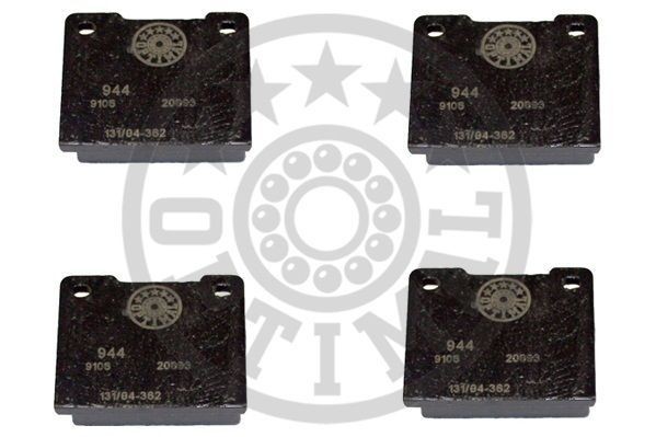Комплект тормозных колодок, диско 9106 OPTIMAL