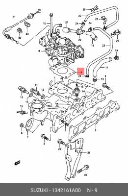 Деталь 13421-61A00 SUZUKI