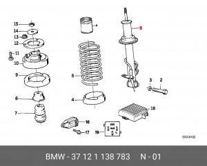 Амортизатор подвески 37 12 1 138 783 BMW