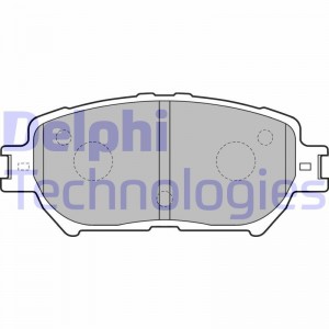 Комплект тормозных колодок, диско LP1738 DELPHI